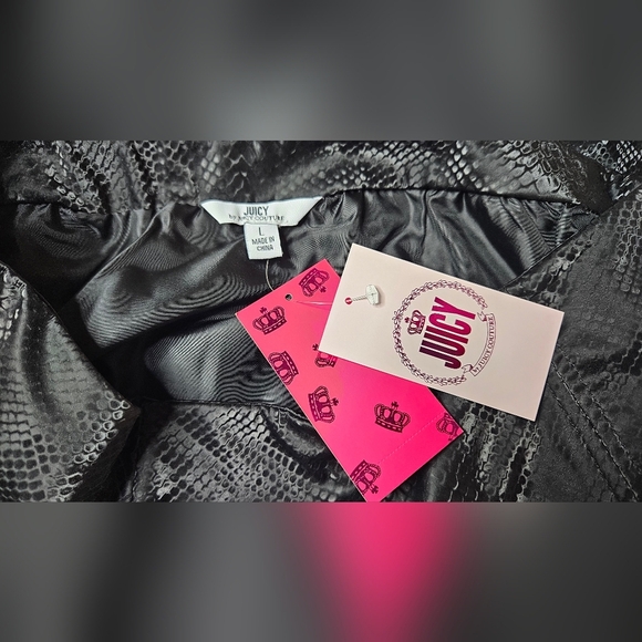 Juicy Couture Python Mini Skirt - Sz Lg - NWT - Picture 7 of 7